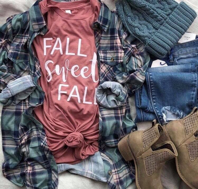 Fall Sweet Fall - White Ink
