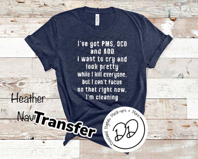 Girl Focus - White Ink - Screen Print Transfer - DIY - Graphic Tee