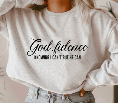 GOD-fidence - Knowing I Can't But He Can - Black Ink
