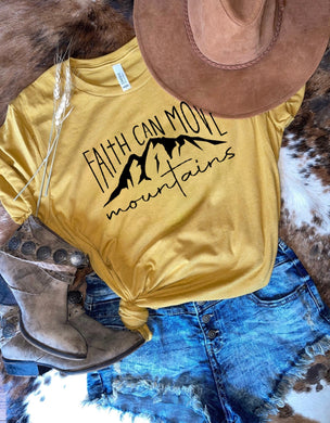 Faith Can Move Mountains - Black Ink