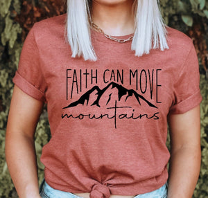 Faith Can Move Mountains - Black Ink