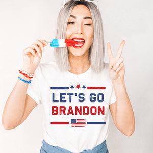 Let's Go Brandon w/ Small American Flag - Design 3
