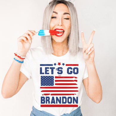 Let's Go Brandon w/ Large American Flag - Design 5
