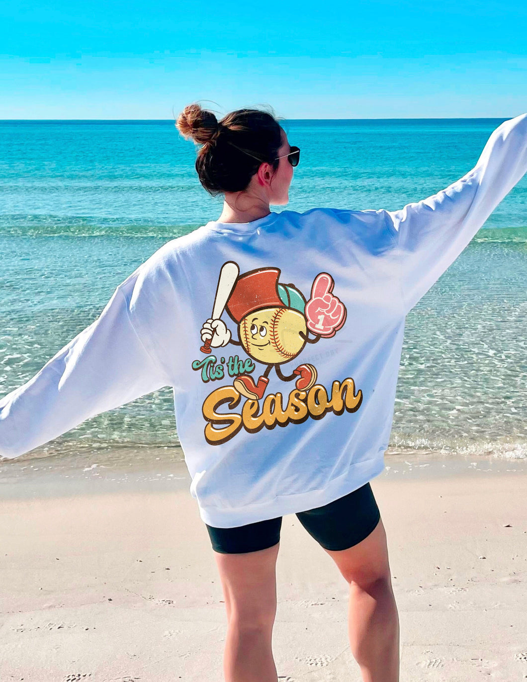 Tis The Season - Distressed - Softball