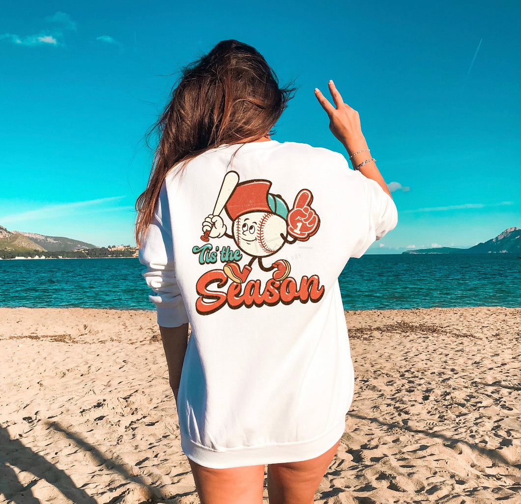 Tis The Season - Distressed - Baseball