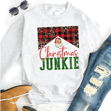 Load image into Gallery viewer, Christmas Junkie w/ Plaid &amp; Leopard Print - 5 Style Options