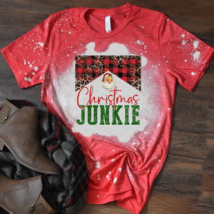 Christmas Junkie w/ Plaid & Leopard Print - 5 Style Options