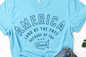 America - Land Of The Free Because Of The Brave