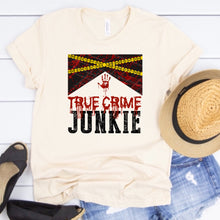 Load image into Gallery viewer, True Crime Junkie w/ Blood &amp; Crime Scene Tape