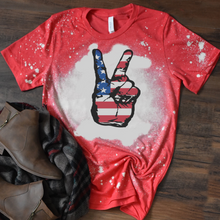 Load image into Gallery viewer, Peace Hand Sign w/ American Flag