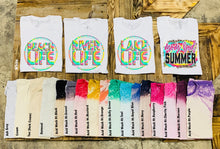 Load image into Gallery viewer, Beach Life - Tie-Dye w/ Circle