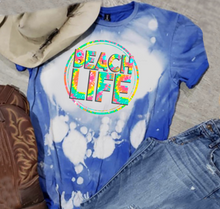 Load image into Gallery viewer, Beach Life - Tie-Dye w/ Circle