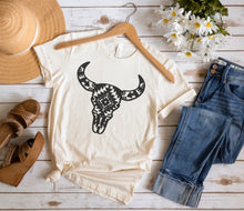 Load image into Gallery viewer, Cow Skull - Black Ink