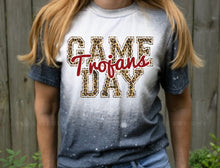 Load image into Gallery viewer, Trojans Game Day w/ Burgundy &amp; Leopard Print - 14 Color Options