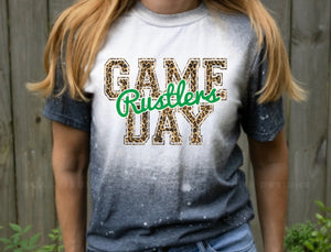 Rustlers Game Day w/ Green & Leopard Print - 14 Color Options