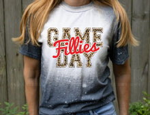 Load image into Gallery viewer, Fillies Game Day w/ Red &amp; Leopard Print - 14 Color Options