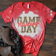 Load image into Gallery viewer, Mustangs Game Day w/ Red &amp; Leopard Print - 14 Color Options