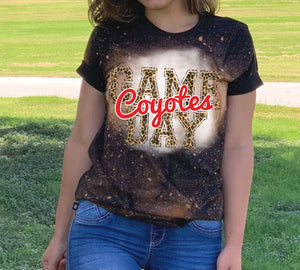 Coyotes Game Day w/ Red & Leopard Print - 14 Color Options