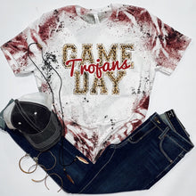 Load image into Gallery viewer, Trojans Game Day w/ Burgundy &amp; Leopard Print - 14 Color Options