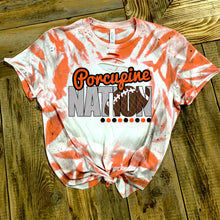 Load image into Gallery viewer, Porcupine Nation w/ Football - Orange &amp; Black Text