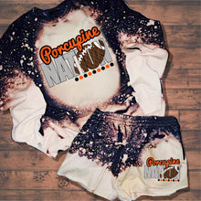 Load image into Gallery viewer, Porcupine Nation w/ Football - Orange &amp; Black Text