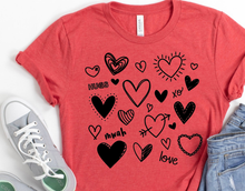 Load image into Gallery viewer, Multi Pattern Hearts