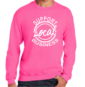 Support Local Business - White Ink