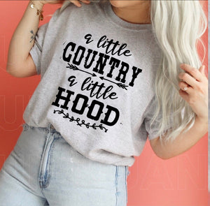A Little Country A Little Hood - Black Ink