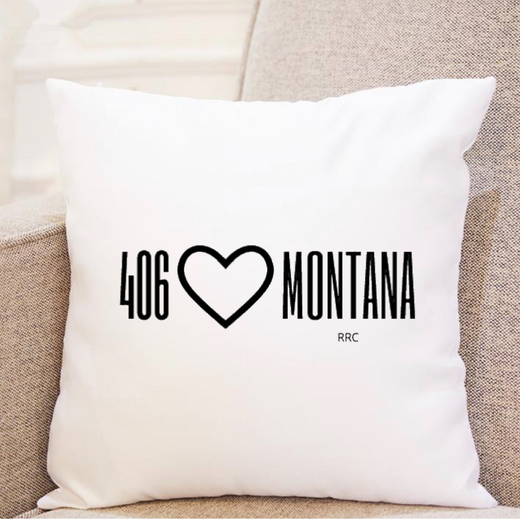 406 Heart Montana - Pillow