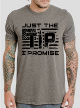 Load image into Gallery viewer, Just The Tip I Promise w/ Distressed American Flag