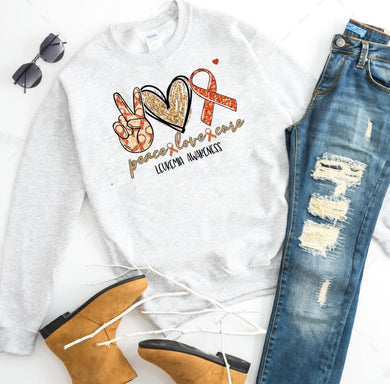 Peace. Love. Cure. #Leukemia