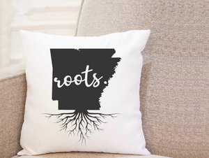 State Roots - Arkansas - Pillow