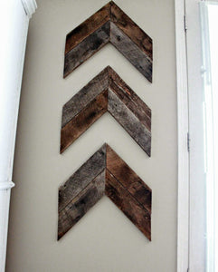 Reclaimed Barn Wood/ Wooden Arrows - Design 1