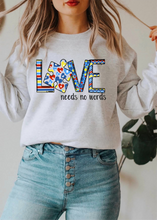 Load image into Gallery viewer, Autism - Love Needs No Words - Multi Pattern