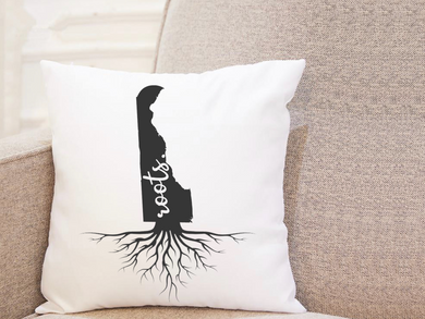 State Roots - Delaware - Pillow