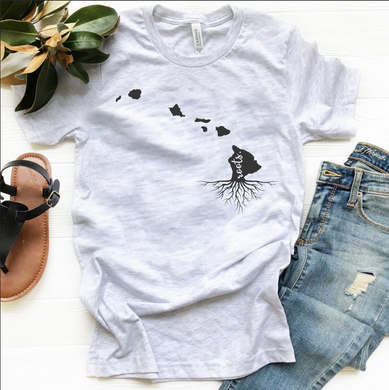 State Roots [H-M] - Ash Grey Tee