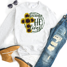 Load image into Gallery viewer, Because He Lives - Sunflower