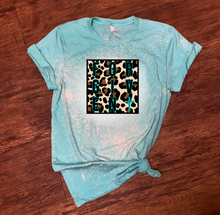 Load image into Gallery viewer, FORGIVEN w/ Teal Cross &amp; Leopard Print - T-Shirt / Sweatshirt Unisex Sizing
