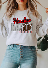 Load image into Gallery viewer, Husker Nation w/ Football - Red &amp; Black Text - 15 Color Options
