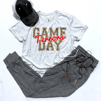 Terrors Game Day w/ Red & Leopard Print - 5 Style Options