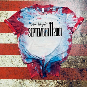 Never Forget - September 11, 2001 - Black Ink