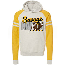 Load image into Gallery viewer, Savage Nation w/ Football - Black &amp; Gold Text - 15 Color Options