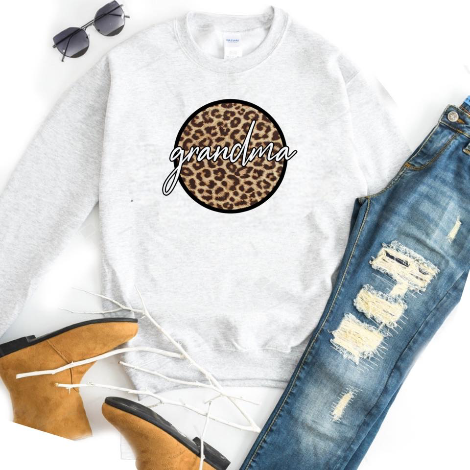 Grandma w/ Circle Leopard