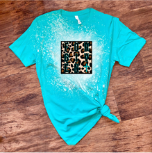 Load image into Gallery viewer, FORGIVEN w/ Teal Cross &amp; Leopard Print - T-Shirt / Sweatshirt Unisex Sizing
