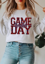 Load image into Gallery viewer, Hawks Game Day w/ Red &amp; Blue Leopard / Text - 10 Color Options