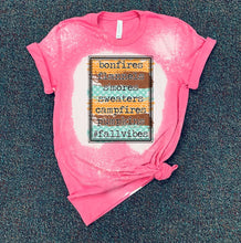 Load image into Gallery viewer, Fall Vibes - Bonfires Flannels Smores Sweaters Campfires Pumpkins