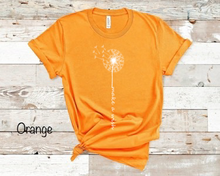 Load image into Gallery viewer, Make a Wish - Dandelion - Design 1 - White Ink