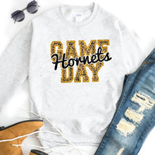 Load image into Gallery viewer, Hornets Game Day w/ Black &amp; Gold Leopard Print - 13 Color Options