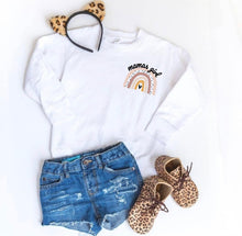 Load image into Gallery viewer, Mommy &amp; Me - Mamas Girl &amp; Mama w/ Rainbow - On Left Chest