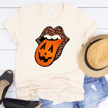 Load image into Gallery viewer, Kiss Tongue w/ Leopard &amp; Pumpkin